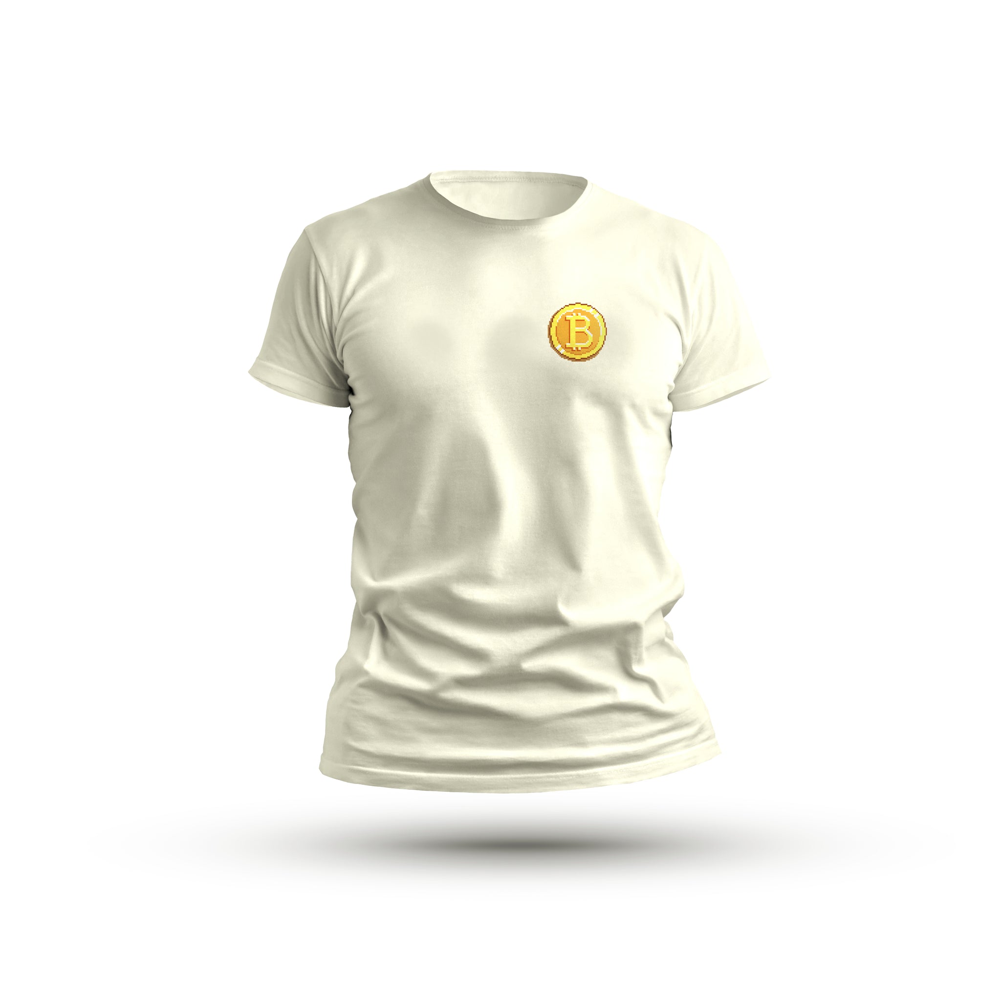 Bitcoin Pixel Art Camiseta Sencilla